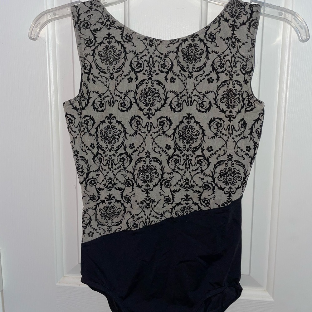 Capezio Black/Gold Leotard